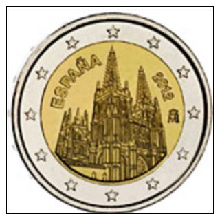 2 EUR 2012 - ESPAGNE UNC - Cathédrale De Burgos - Espagne