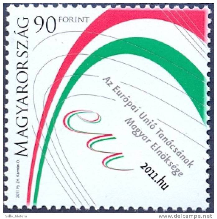 2011-UNGHERIA / HUNGARY-PRESIDENZA EUROPEA. MNH - 2011