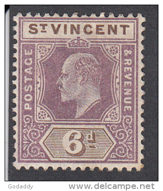 St Vincent 1902  6d  SG81  MH - St.Vincent (...-1979)