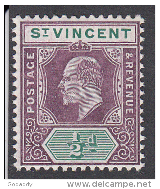 St Vincent 1904  1/2d  SG85  MH - St.Vincent (...-1979)