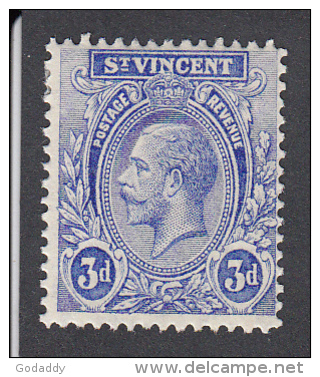 St Vincent 1921   3d   SG134   MH - St.Vincent (...-1979)