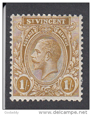 St Vincent 1921   1s   SG138   MH - St.Vincent (...-1979)