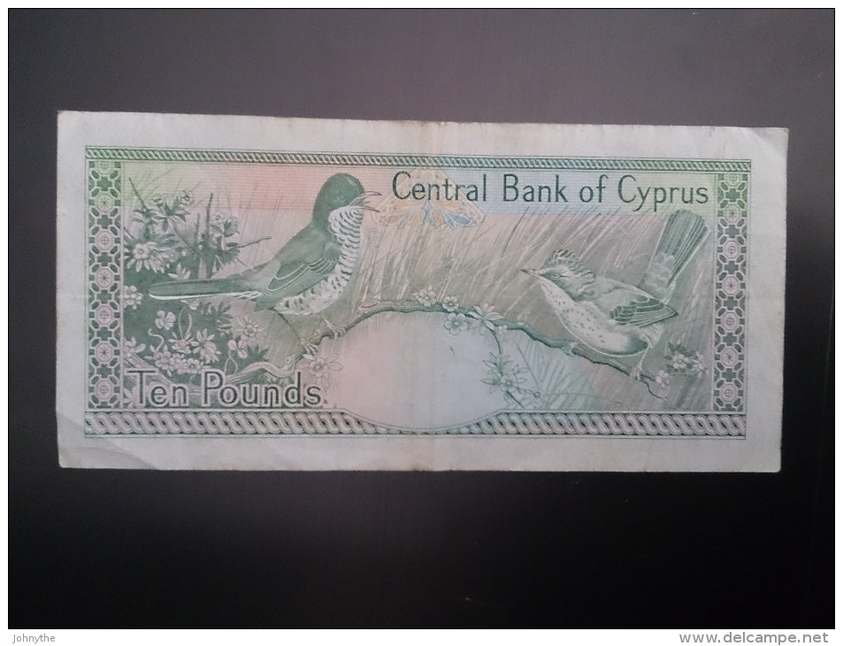 Cyprus 1987 10 Pounds Used - Zypern