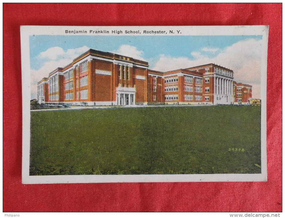 New York > Rochester Benjamin Franklin High School Not Mailed  Ref 1220 - Rochester