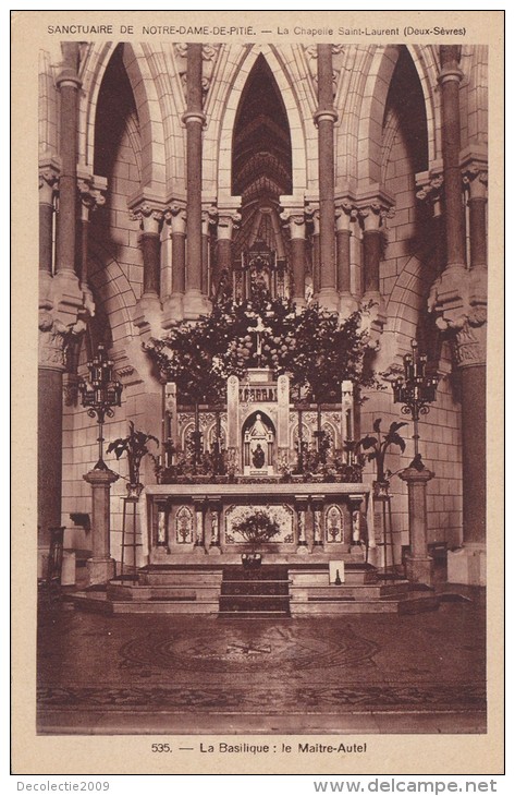BF3718 Sanctuaire De Notre Dame De Pitie Saint Lau  France Scan Front/back Image - Saint Loup Lamaire