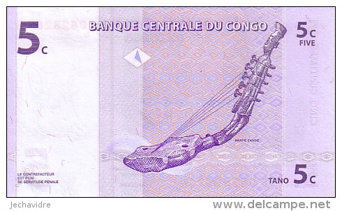 CONGO  5 Centimes  Daté Du 01-11-1997     Pick 81 A     ***** BILLET  NEUF ***** - Republic Of Congo (Congo-Brazzaville)