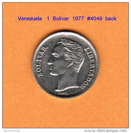 VENEZUELA   1  BOLIVAR  1977  (Y # 52) - Venezuela