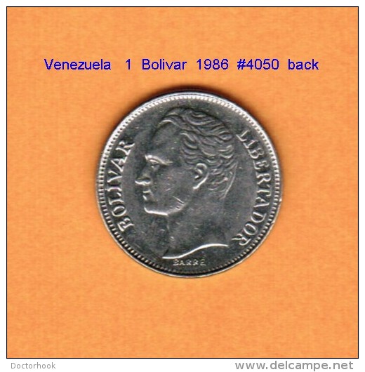 VENEZUELA   1  BOLIVAR  1986  (Y # 52) - Venezuela