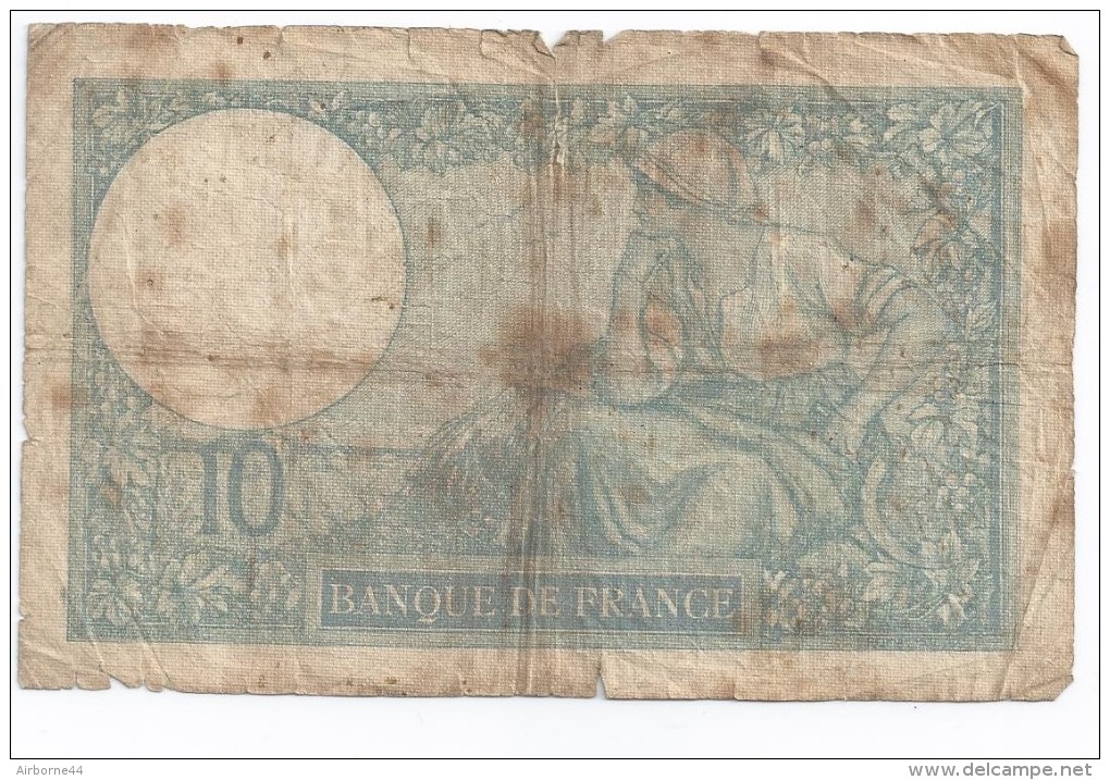 10 Francs Minerve 1940 - 10 F 1916-1942 ''Minerve''