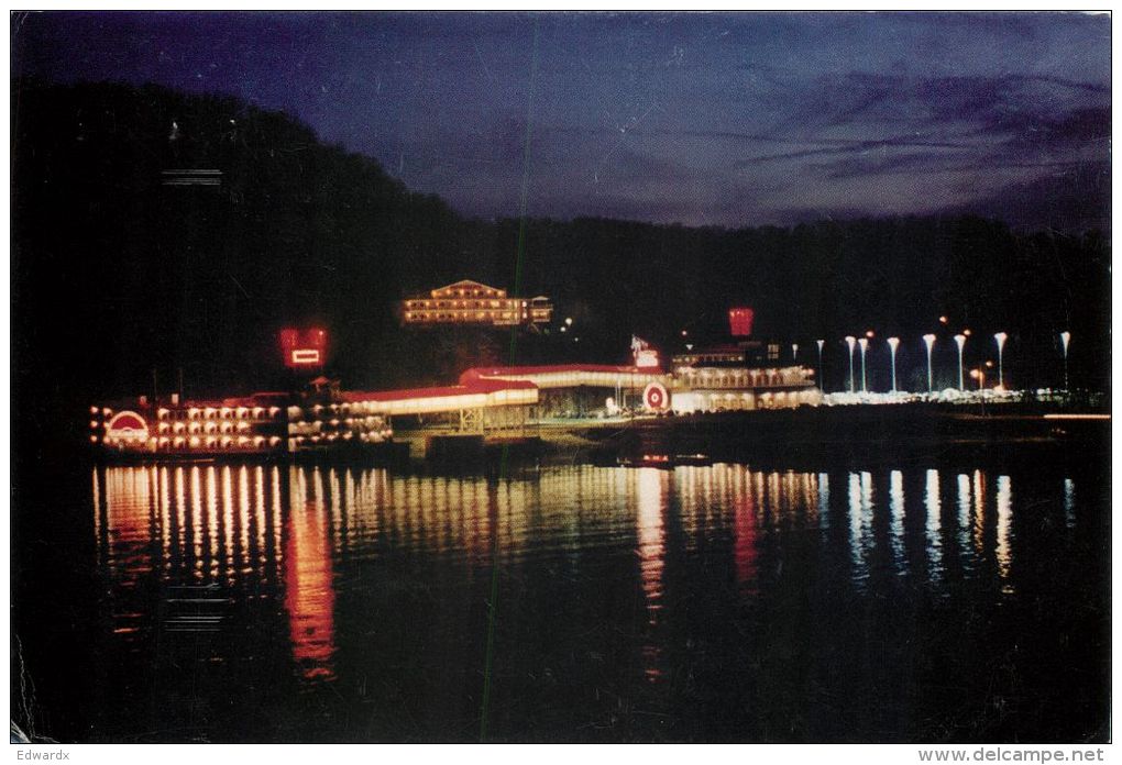 Riverboat Casino, Marquette, Iowa, United States USA US Postcard Used Posted To UK 1996 Stamp - Andere & Zonder Classificatie