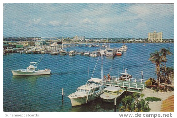 The Marina And Yacht Basin At Clearwater Beach Florida - Clearwater