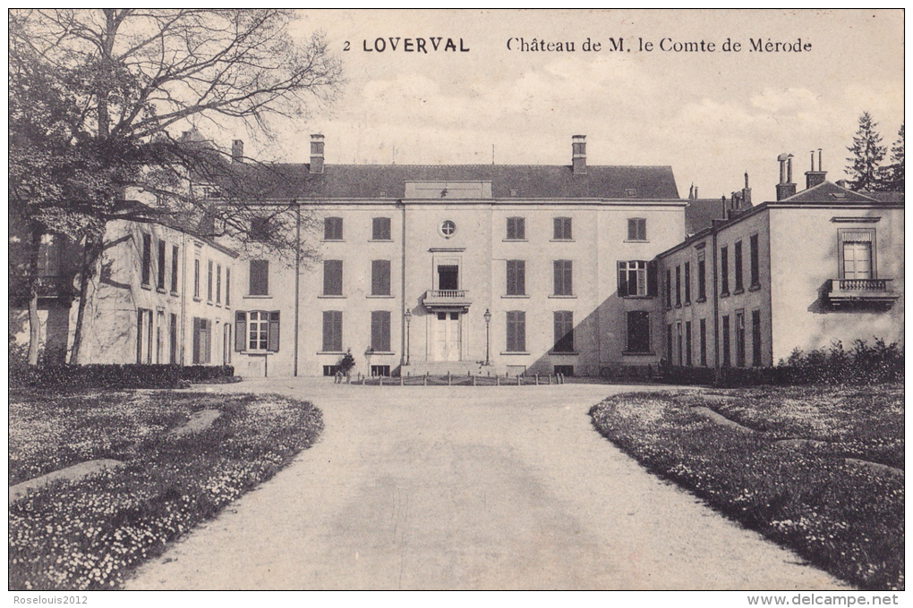 LOVERVAL : Château De M. Le Comte De Mérode - Gerpinnes