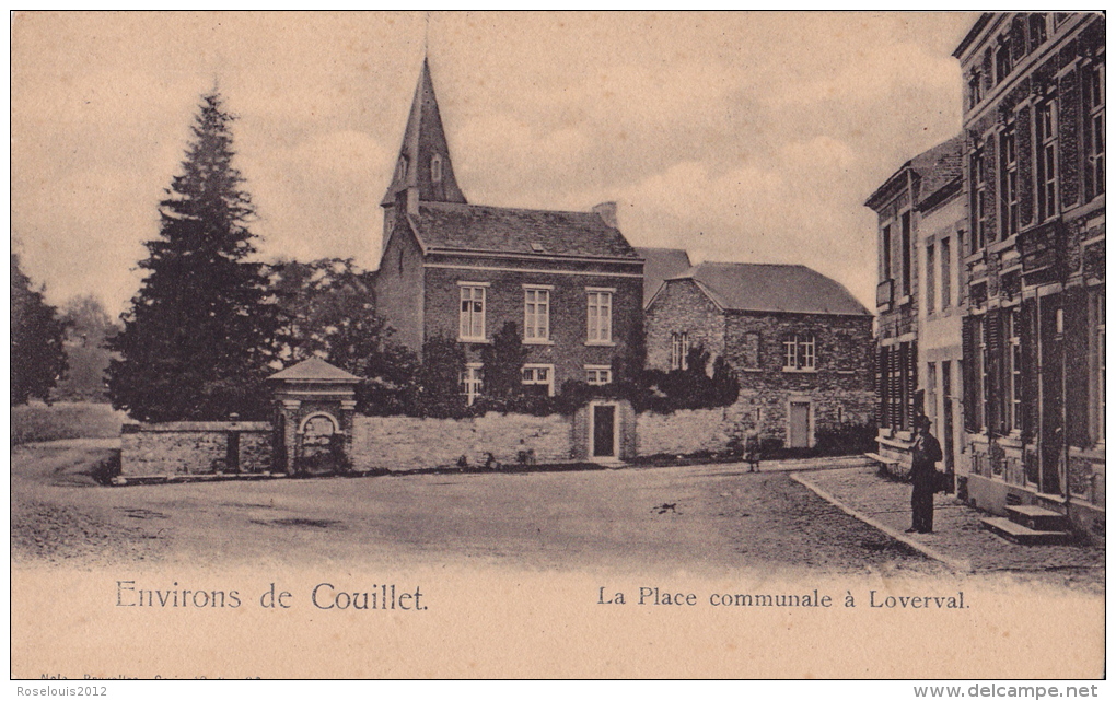 LOVERVAL : La Place Communale - Gerpinnes