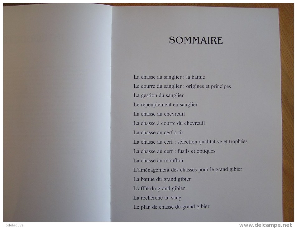 LE GUIDE DE LA CHASSE AU GROS GIBIER Cynégétique Matériel Techniques Battue Affût Chasseur - Caza/Pezca