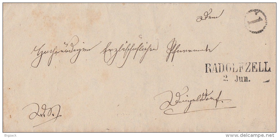 Brief Radolfzell 2.6.1847 Ansehen !!!!!!!!!!!! - Vorphilatelie