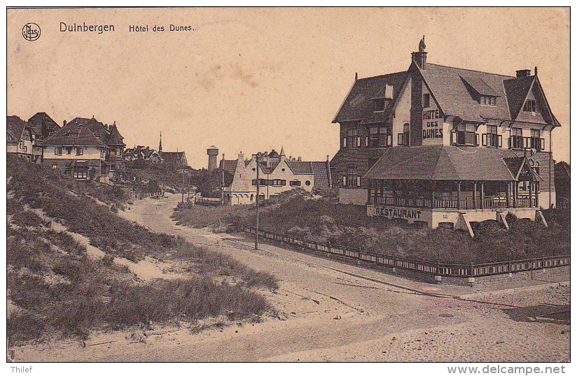 Duinbergen-sur-Mer 158: Hôtel Des Dunes 1931 - Heist
