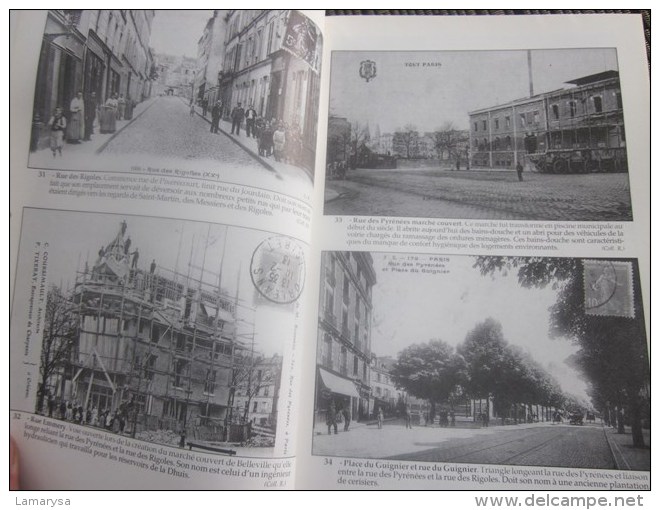 Promenade dans Paris ancien Le 20 éme(tome1) illustré de 505 cartes postales anciennes-JP Robert faire défiler images