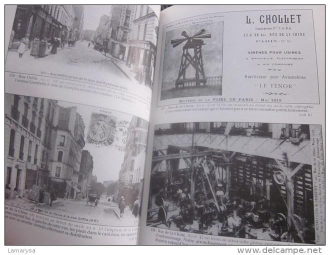 Promenade dans Paris ancien Le 20 éme(tome1) illustré de 505 cartes postales anciennes-JP Robert faire défiler images