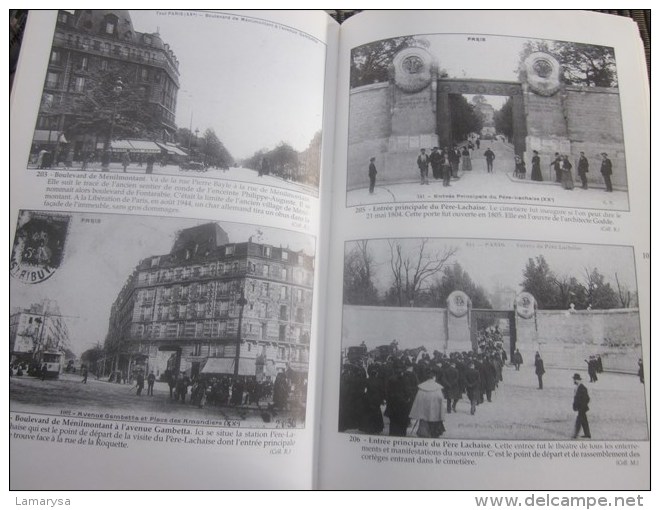 Promenade dans Paris ancien Le 20 éme(tome1) illustré de 505 cartes postales anciennes-JP Robert faire défiler images