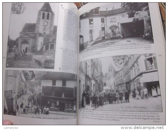 Promenade dans Paris ancien Le 20 éme(tome1) illustré de 505 cartes postales anciennes-JP Robert faire défiler images