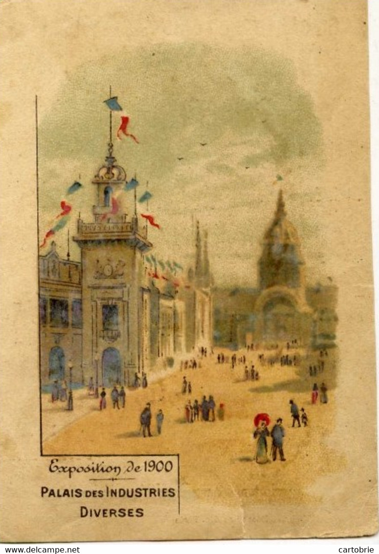 Chromo Exposition Universelle Paris 1900 - Palais Des Industries Diverses - Artis Historia