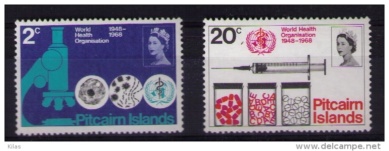 PITCAIRN ISLANDS  20 Yeras W.H.O. - OMS