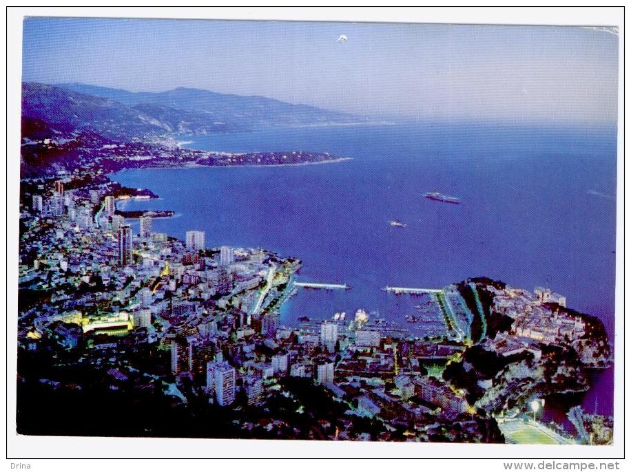 Postcard Monaco, Alpes Maritimes, Used - Panoramic Views