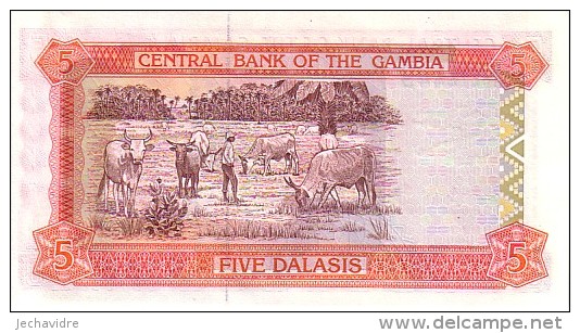 GAMBIE   5 Dalasis  Emission De 1996   Pick 16 A     ***** BILLET  NEUF ***** - Gambia