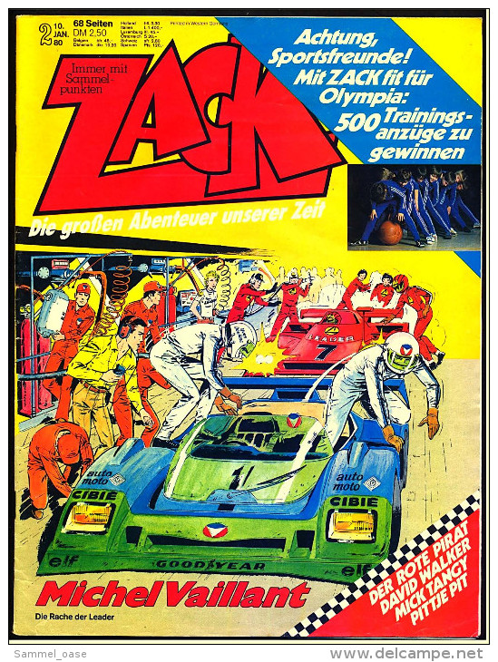 Comics Zack  ,  Nr. 2  Vom 10.1. 1980  ,  Koralle Verlag - Autres & Non Classés