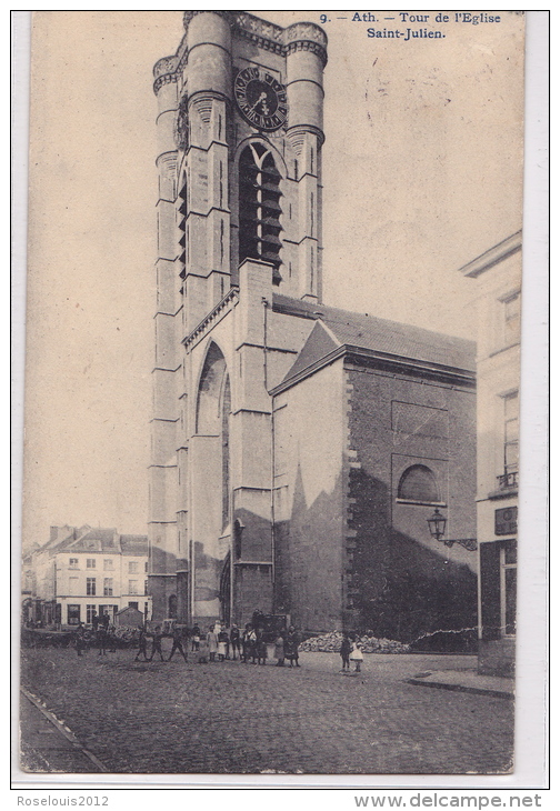 ATH : Tour De L'église Saint-Julien - Ath