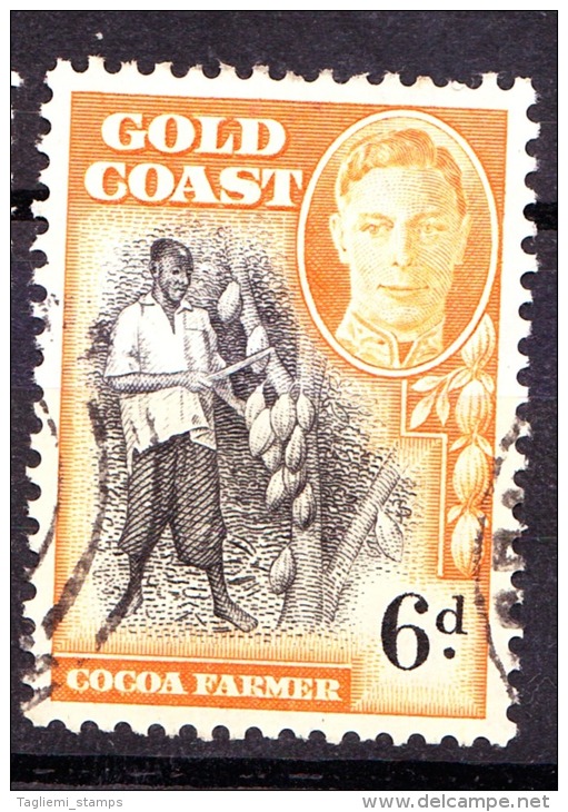 Gold Coast, 1948, SG 142, Used - Gold Coast (...-1957)