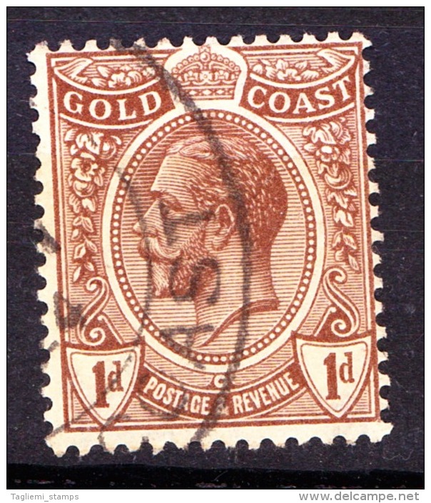 Gold Coast, 1921, SG 87, Used - Gold Coast (...-1957)