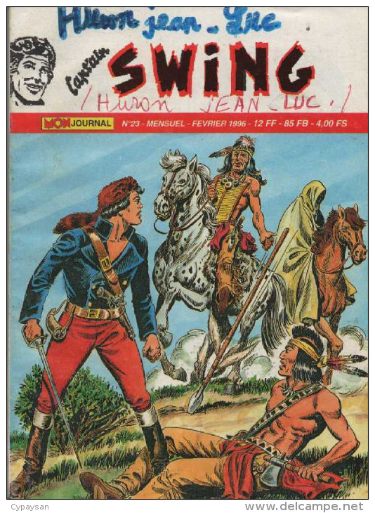 SWING DEUXIEME SERIE N° 23 BE MON JOURNAL 02-1996 - Captain Swing