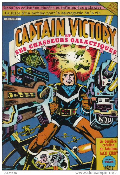 CAPTAIN VICTORY N° 1 BE AREDIT 03-1983 Kirby Jack - Arédit & Artima