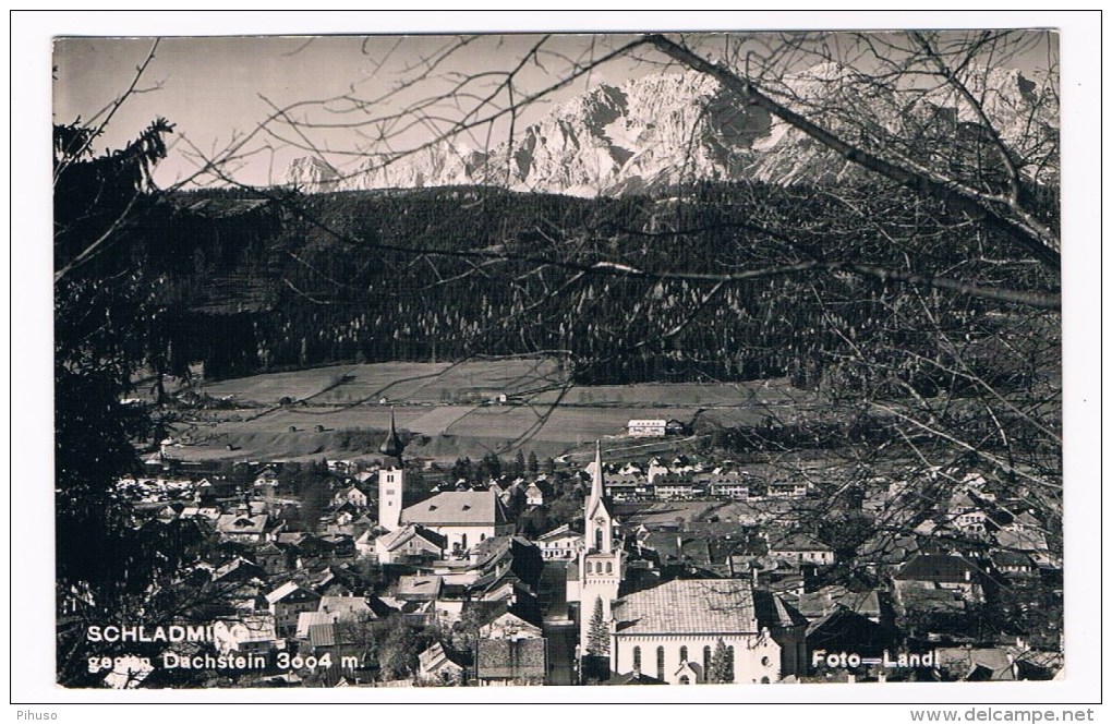Ö-1845   SCHLADMING : Gegen Dachstein - Schladming