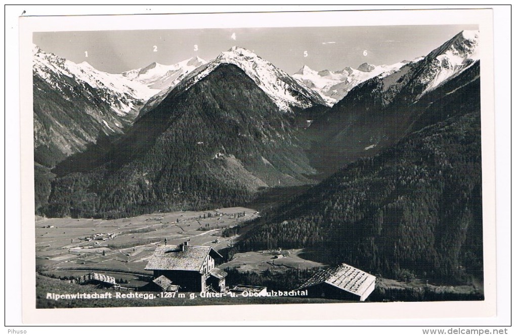 Ö-1852   UNTER- U. OBERSULZBACHTAL : Alpenwirtschaft Rechtegg - Neukirchen Am Grossvenediger