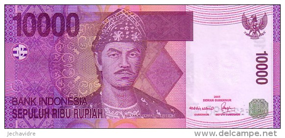 INDONESIE   10 000  Rupiah  Emission De 2005   Pick 143      ***** BILLET  NEUF ***** - Indonésie