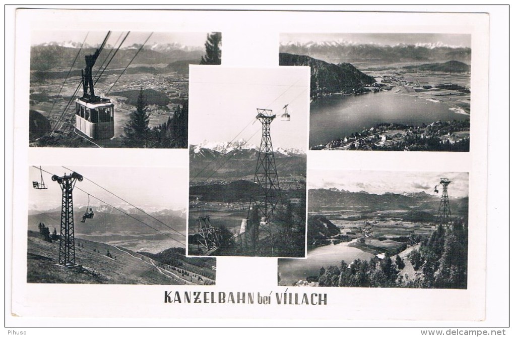 Ö-1878   VILLACH : Kanzelbahn - Villach