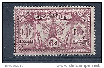 140011496  NEW HEBRIDES   YVERT  Nº  54  */MH - Unused Stamps