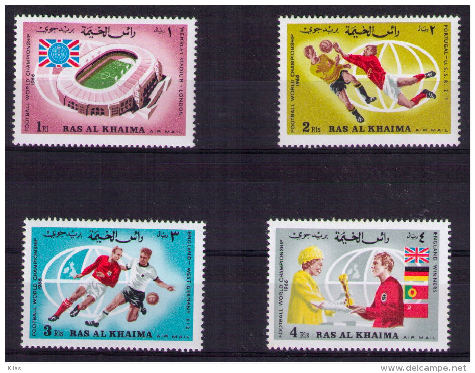 UAR RAS AL KHAIMA 1965 World Cup England 66 MNH - 1966 – Angleterre