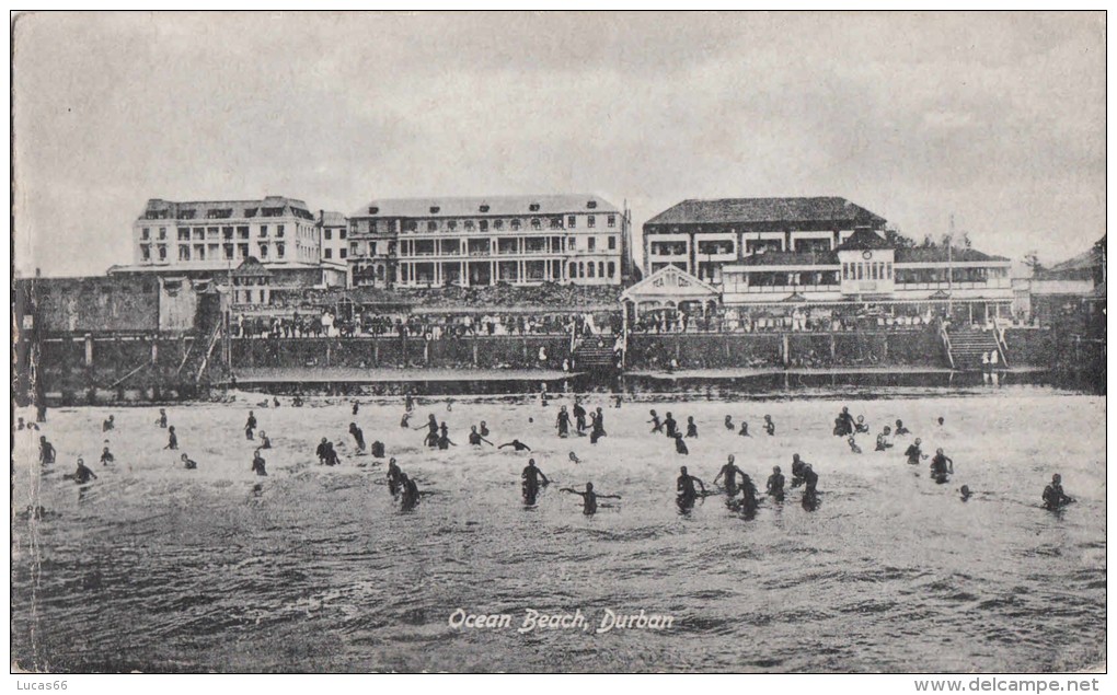 1900 CIRCA - DURBAN OCEAN BEACH - Afrique Du Sud