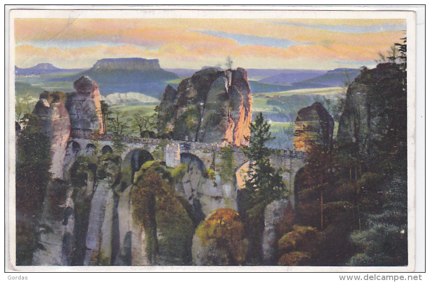 Germany - Basteibrucke - Bastei (sächs. Schweiz)