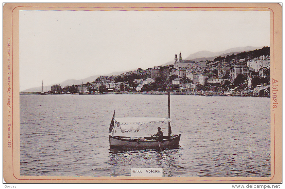 Croatia - Abbazia - Volosca - 1896 - Old Photo On Cardboard 165x110mm - Fotografie