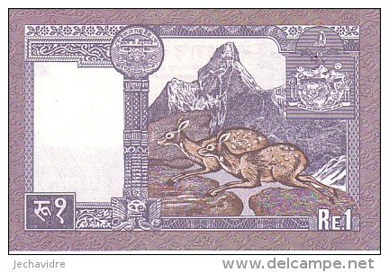 NEPAL  1 Rupee   Emission De 1991   Pick 37   Signature 13     *****  BILLET  NEUF  ***** - Népal