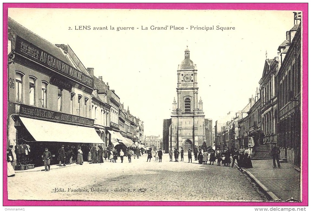 LENS Avant La Guerre - Grand Place  - L65 - Lens
