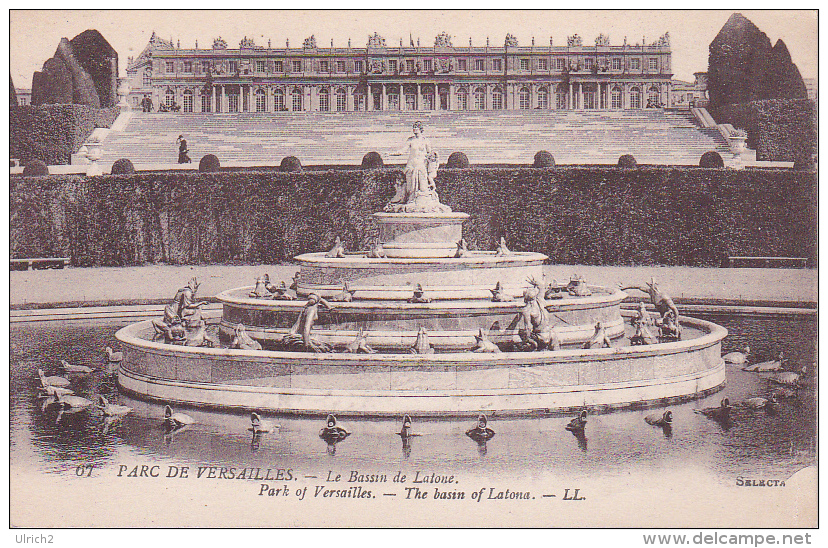 CPA Parc De Versailles - Le Bassin De Latone (1548) - Versailles (Château)