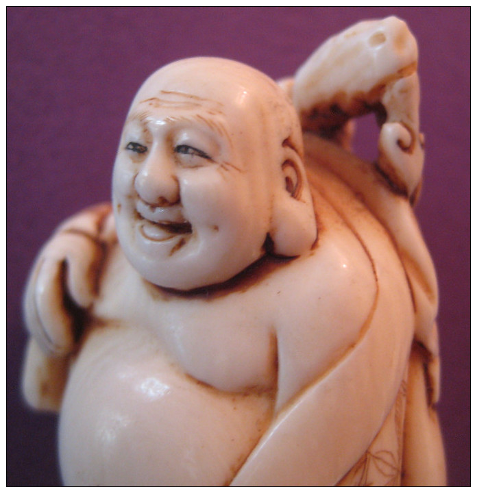 Véritable Netsuke début 19ème siècle TBE signé