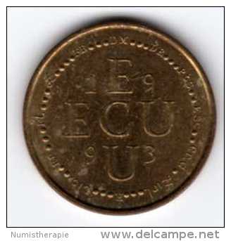 EUROPA ECU 1993 : Monnaie De Paris - Euros Of The Cities