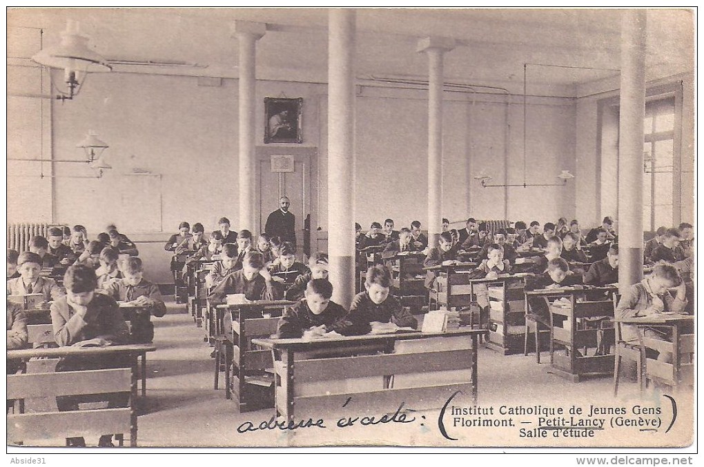 PETIT LANCY - Institut Catholique De Jeunes Gens Florimont - Salle D'Etude - Lancy