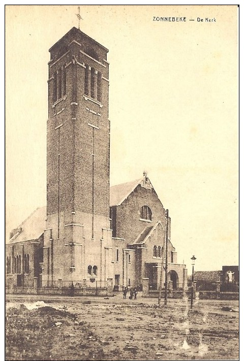 ZONNEBEKE  -  De Kerk - Zonnebeke